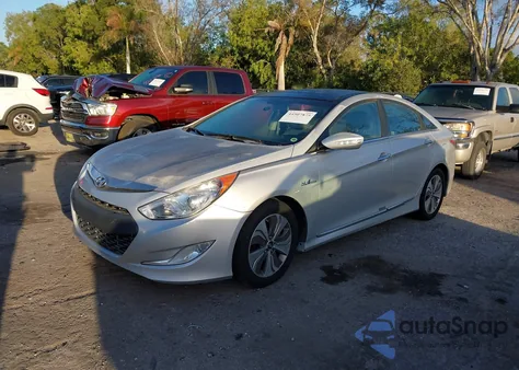 2014 Hyundai Sonata Hybrid Limited z USA, uszkodzony, nr VIN KMHEC4A45EA116099